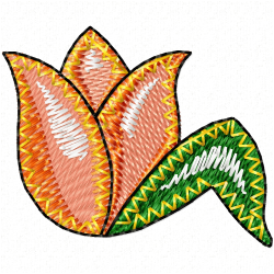 Flowers And Tree Embroidery Design 2 Flowers And Tree Embroidery Design 2